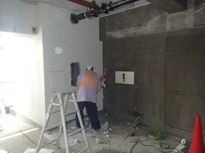開口作業